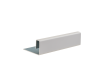 Profil de finition CEDRAL LAP relief C05 Gris platine en 3m00